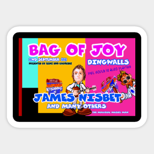 Bag of Joy James and Phil Sticker